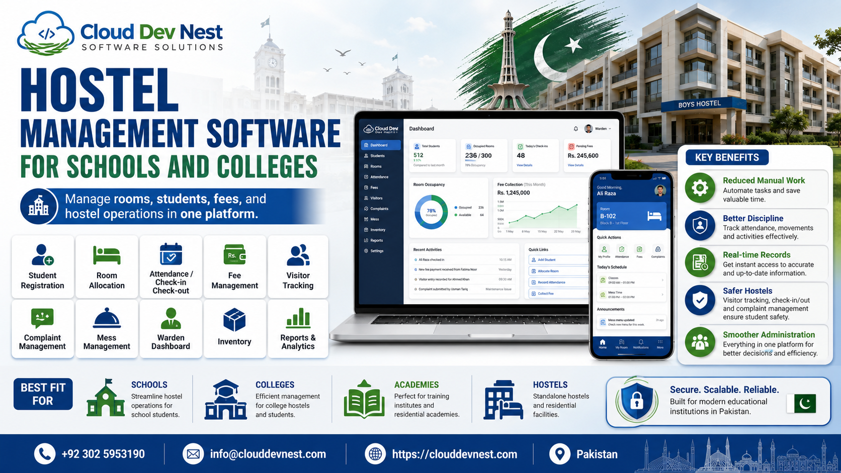 Hostel Management Software for Schools and Colleges