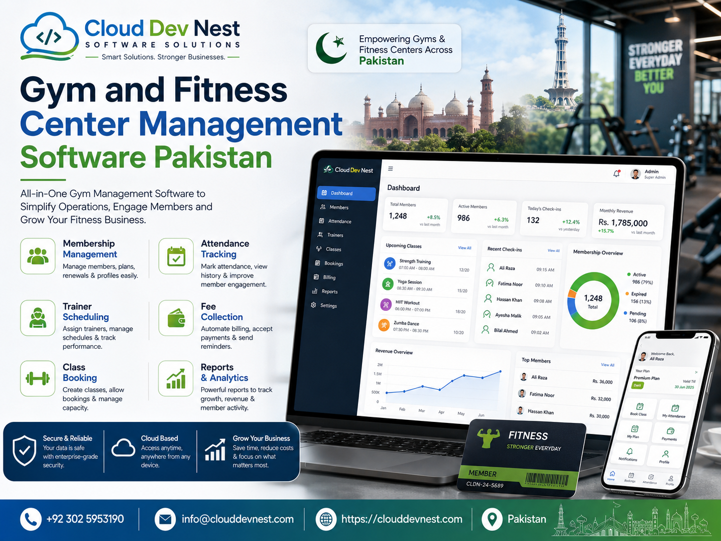 Gym and Fitness Center Management Software Pakistan